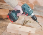 Аккумуляторная ударная дрель шуруповерт Metabo SB 18 LTX BL Quick (2*5,2Ач 90Нм) 602199650