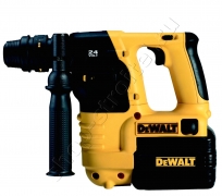 Аккум. перфоратор DeWalt DC 222 KA (24 В, 2x2,0 А/ч)