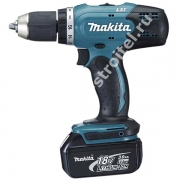 Аккумуляторная дрель шуруповерт Makita BDF 454 RFE