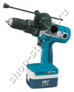 Аккумуляторная ударная дрель шуруповерт Makita BHP 460 WAE