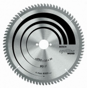 Диск пил. Bosch OptiECO 254x30x40