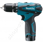 Аккумуляторная дрель шуруповерт Makita DF330DWLE