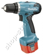 Аккум. дрель - шуруповерт Makita 6271 DWALE (12В, 2x2.0Ач) с фонарем