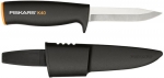 Нож Fiskars универсальный в пластиковом чехле
