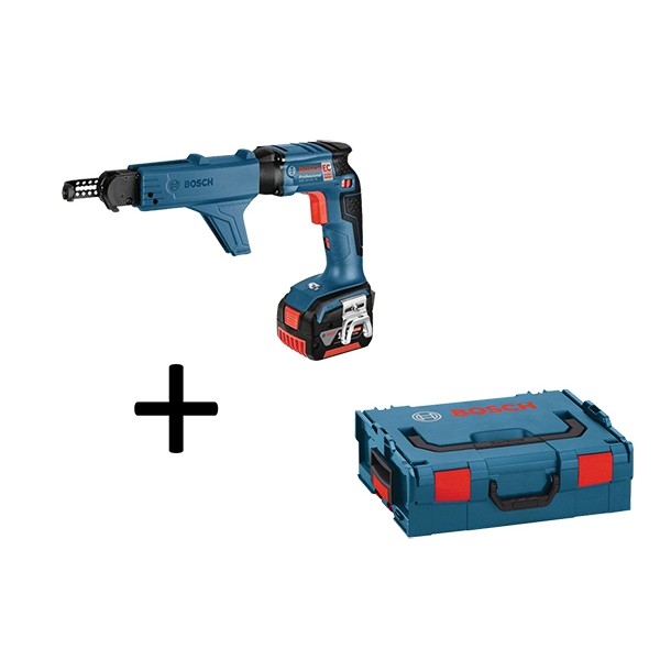 Увеличенная фотография Аккумуляторная дрель-шуруповерт Bosch GSR 18 V-EC TE DS (L-BOXX + насадка МА 55)