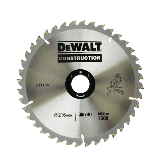 Увеличенная фотография Диск пильный DeWalt DT1155