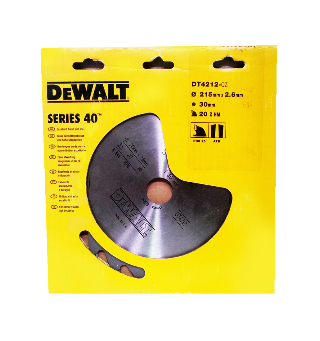 Увеличенная фотография Диск пильный DeWalt DT4212