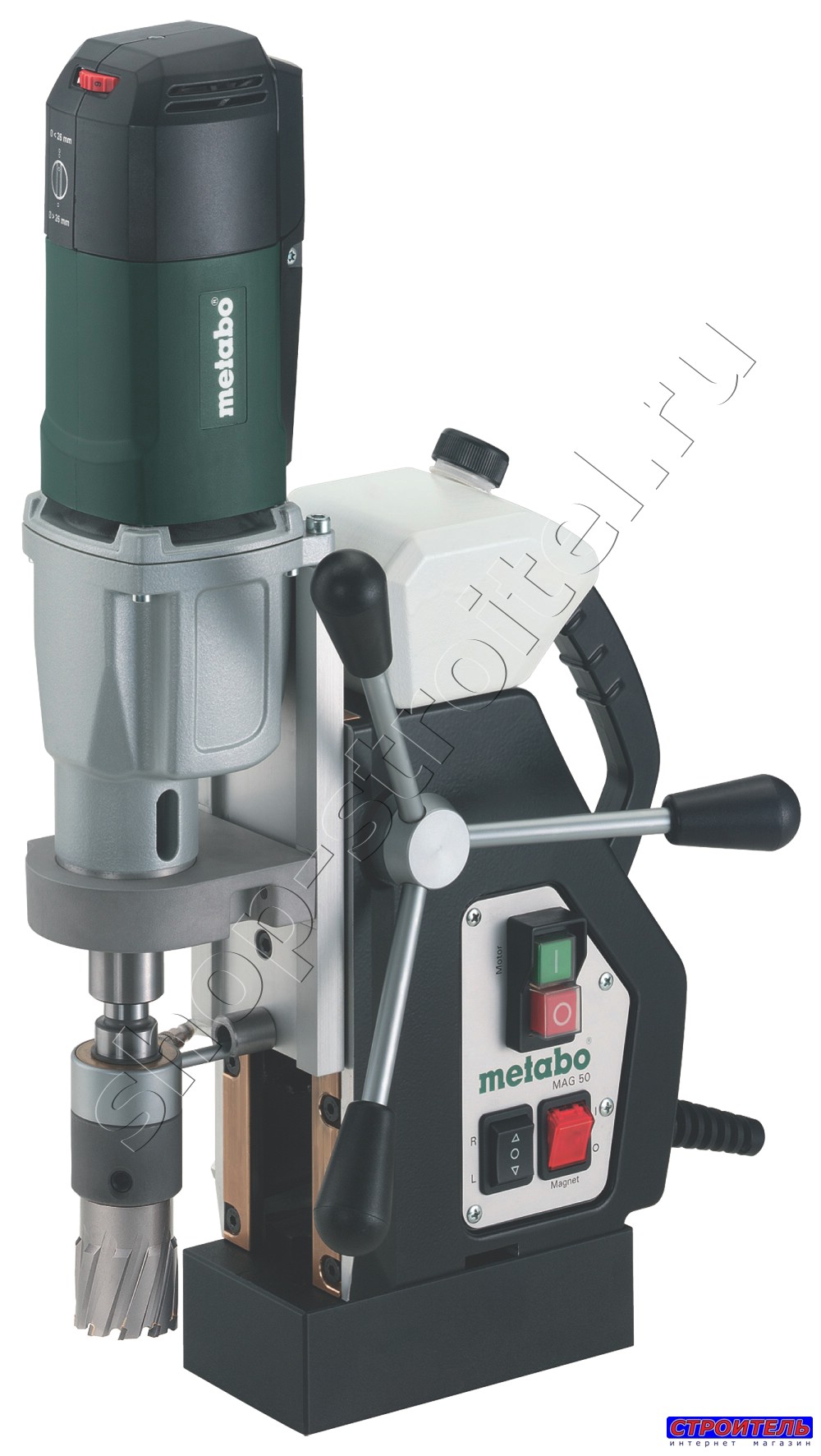 Увеличенная фотография Эл. дрель  на магнитной стойке Metabo MAG 50 1.2 кВт 600636500