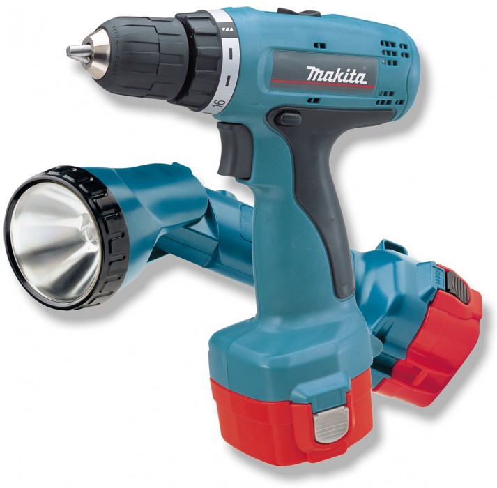 Увеличенная фотография Аккумуляторная дрель шуруповерт Makita 6271 DWALE