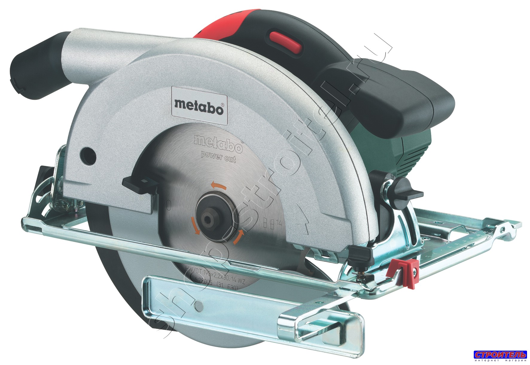 Увеличенная фотография Пила циркулярная (дисковая) Metabo KS 66 1400вт., 66мм., 190х30 мм